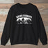 Trailside Grandpa Sweatshirt Black Outdoor Nature Tee