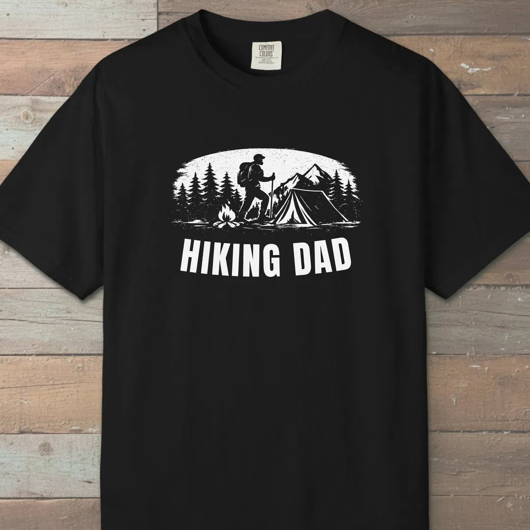 Trailside Dad T-Shirt Black Outdoor Nature Tee
