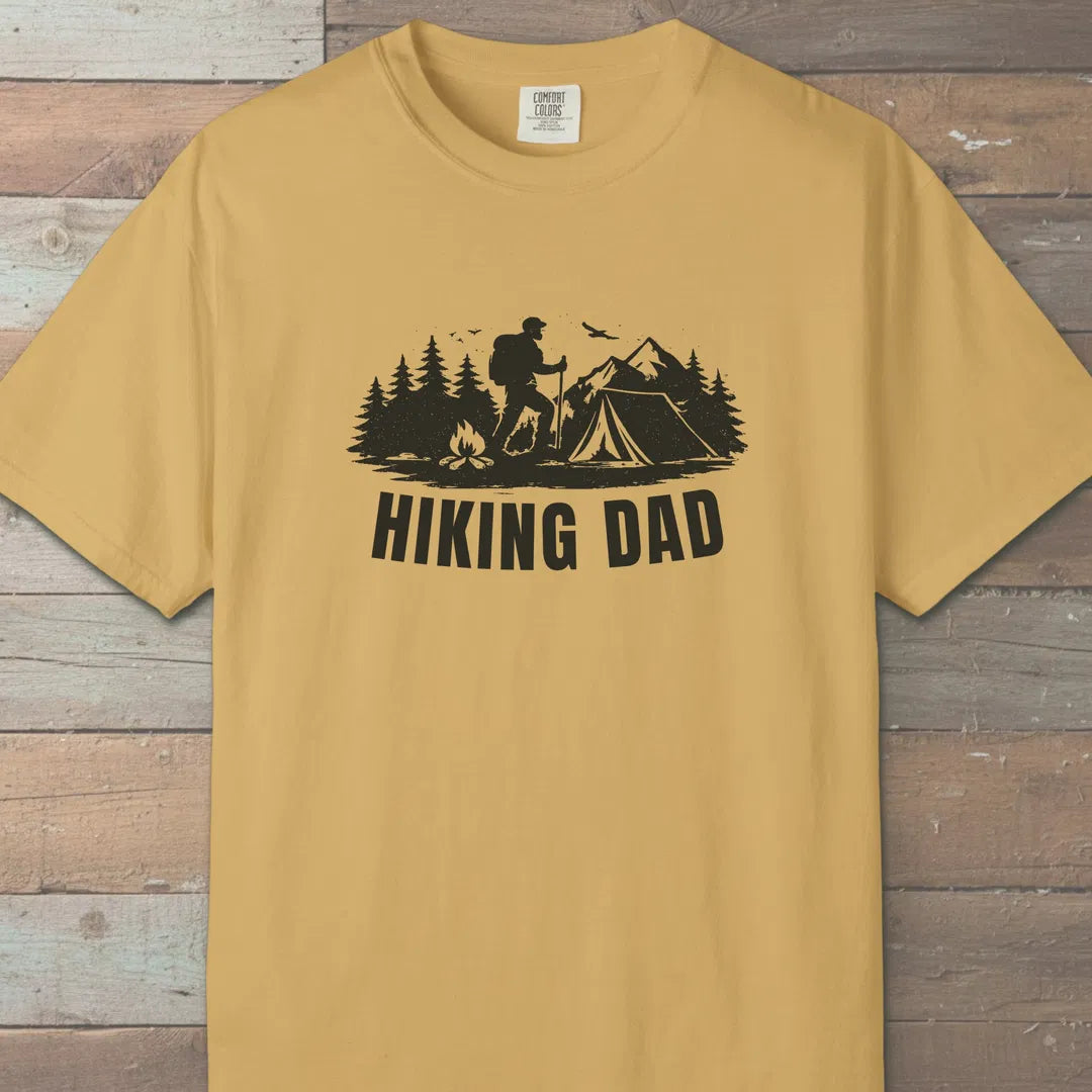 Trailside Dad T-Shirt Mustard Outdoor Nature Tee