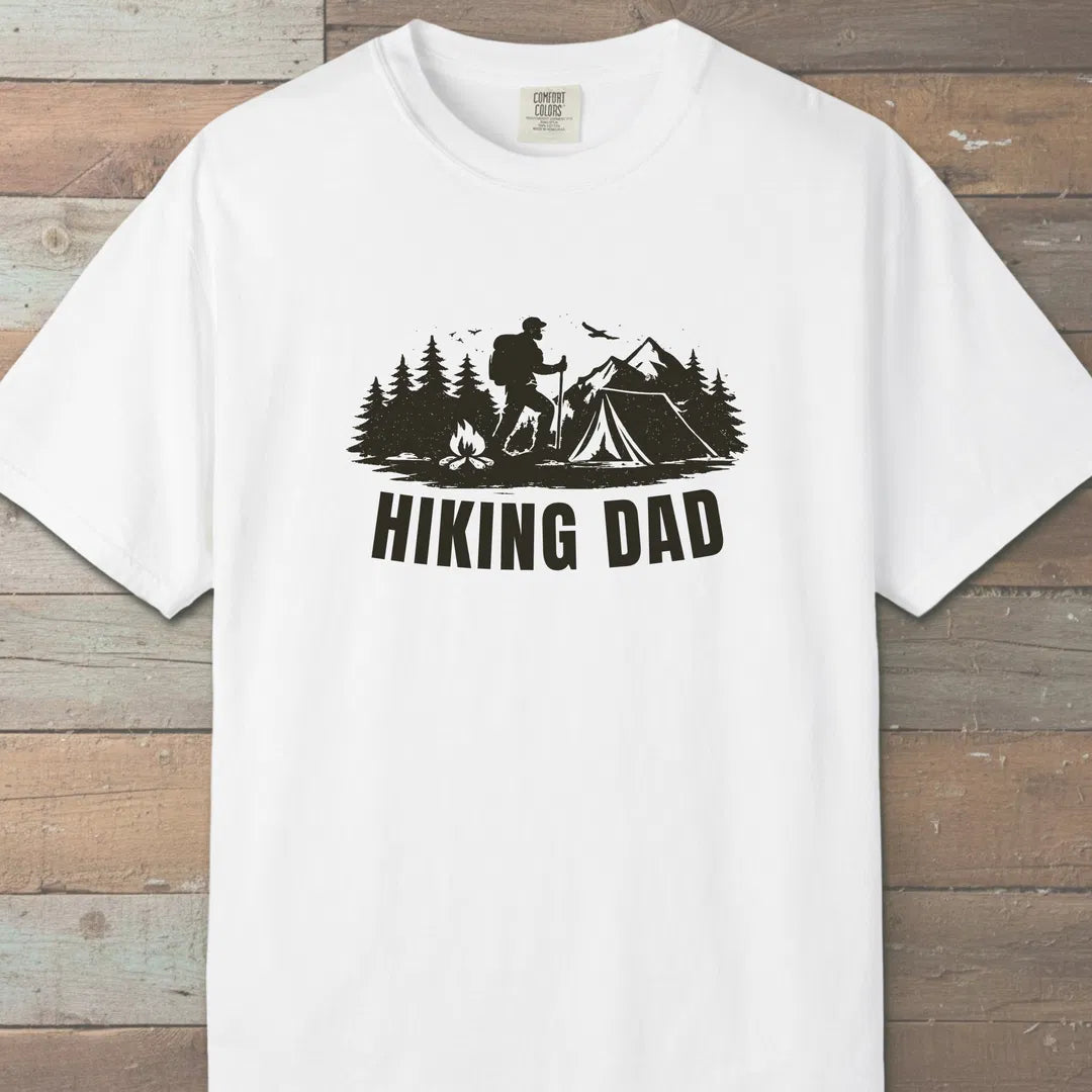 Trailside Dad T-Shirt White Outdoor Nature Tee