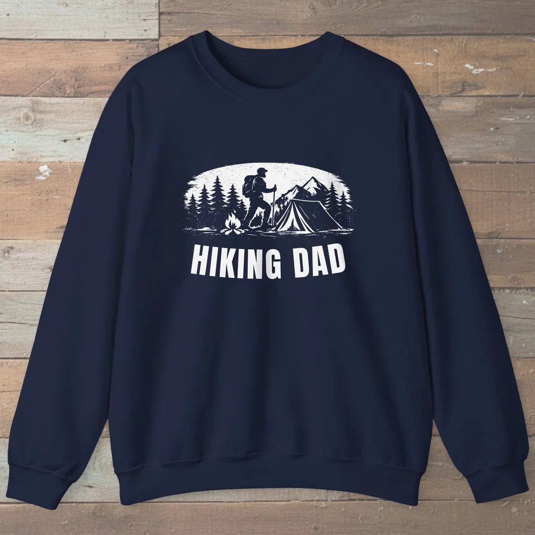 Trailside Dad Sweatshirt Navy Outdoor Nature Tee