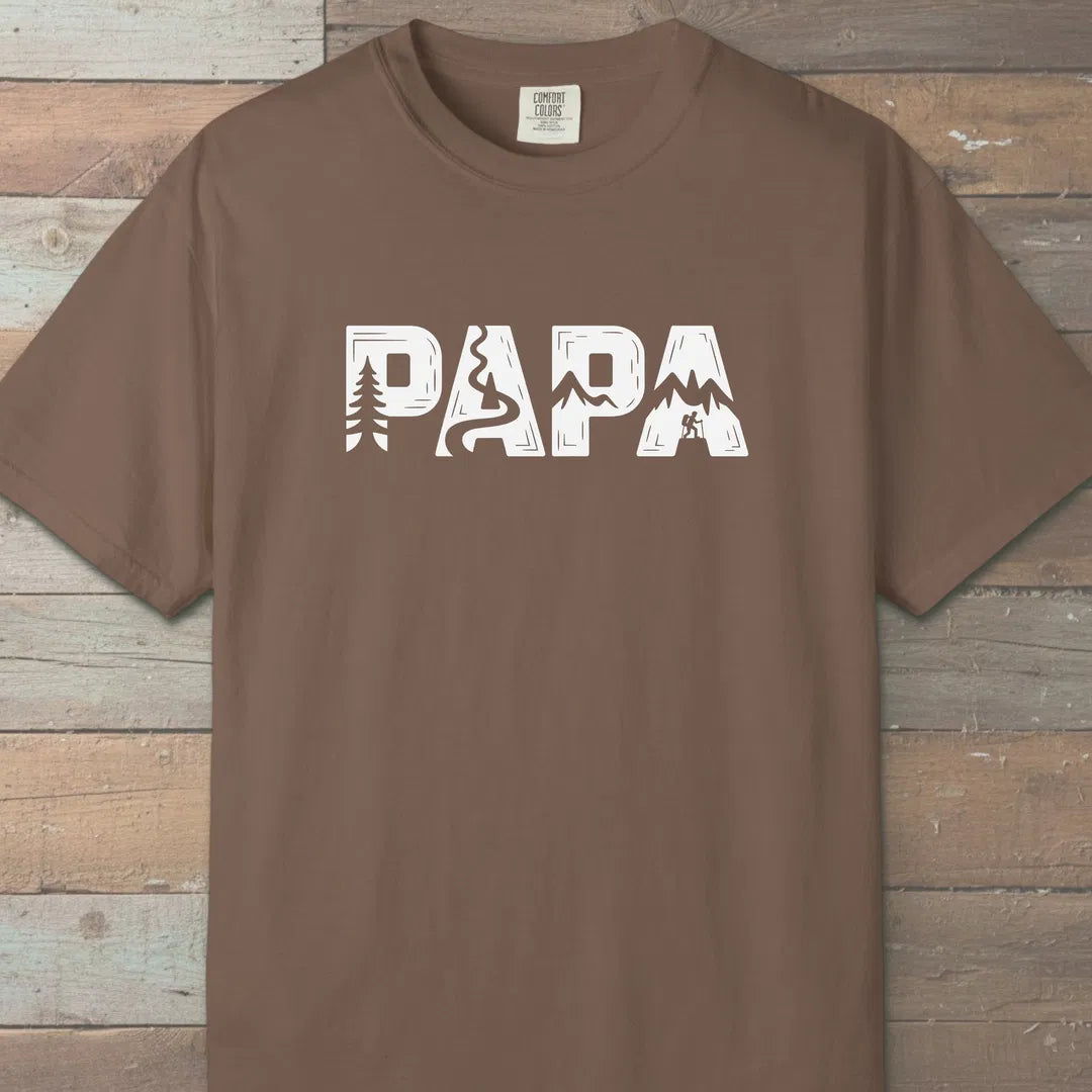 Trail Papa T-Shirt Espresso Outdoor Nature Tee