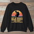 Out Of Breath Hiking Society Sunset Sweatshirt Black Outdoor Nature Tee