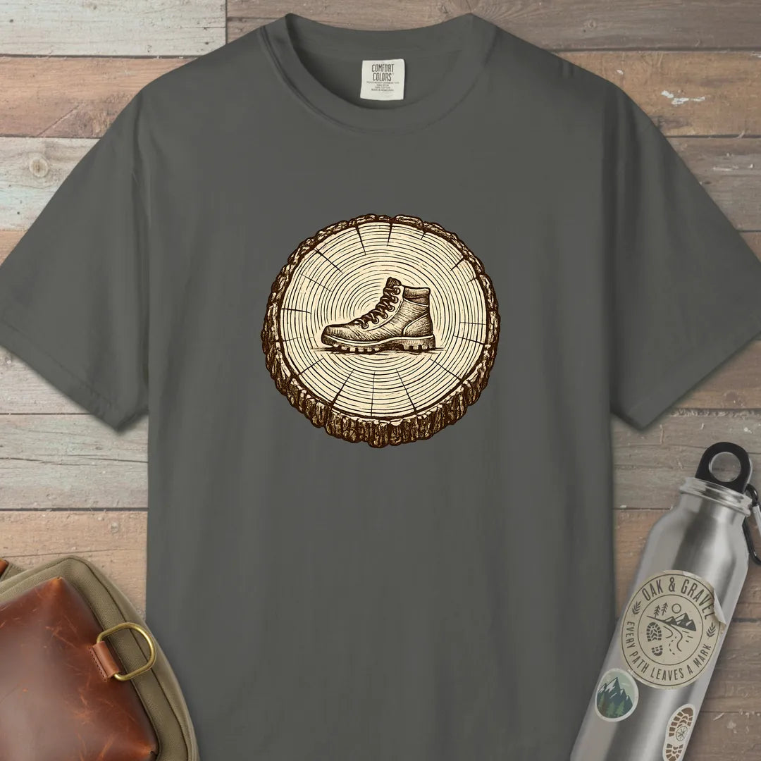 Stump Boot T-Shirt Pepper Outdoor Nature Tee