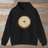 Stump Compass Hoodie Black Outdoor Nature Tee