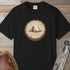 Stump Tent T-Shirt Black Outdoor Nature Tee