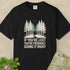 If You Are Lost T-Shirt Black Outdoor Nature Tee