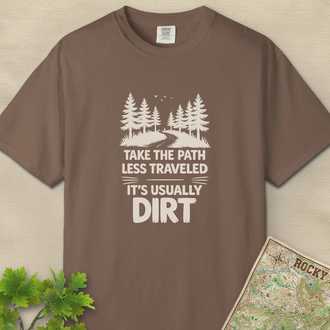 Dirt Path T-Shirt Espresso Outdoor Nature Tee