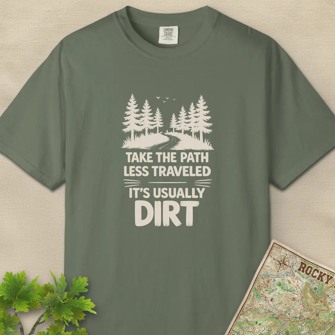 Dirt Path T-Shirt Moss Outdoor Nature Tee