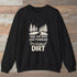 Dirt Path Sweatshirt Black Outdoor Nature Tee