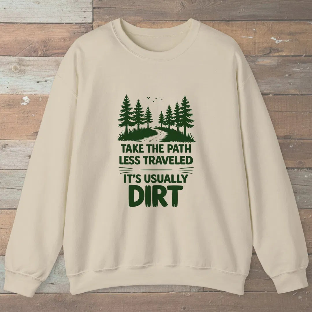Dirt Path Sweatshirt Sand Outdoor Nature Tee