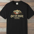Out Of Shape Hiking Society T-Shirt Black Outdoor Nature Tee