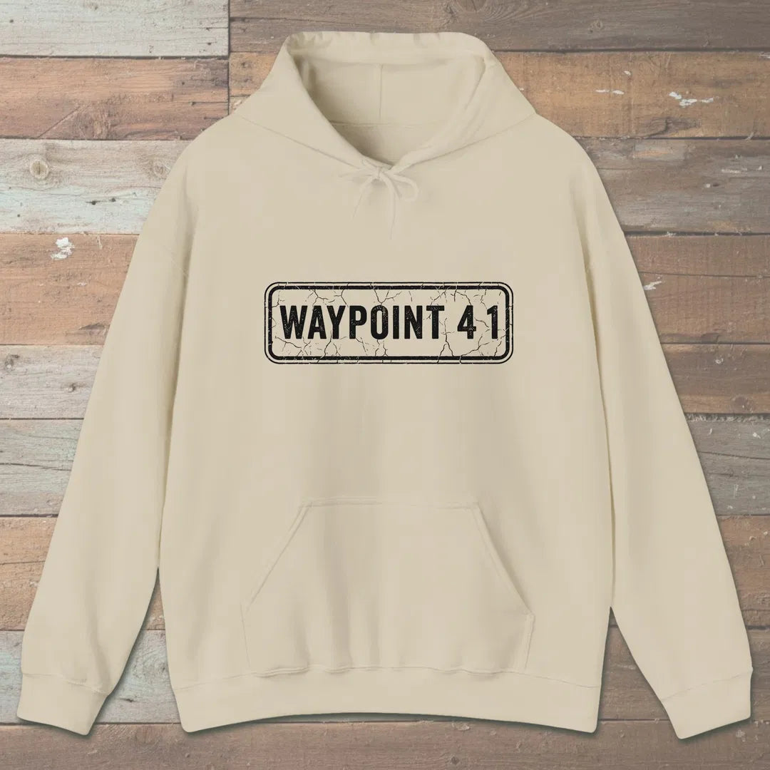 Waypoint 41 Hoodie Sand Outdoor Nature Tee