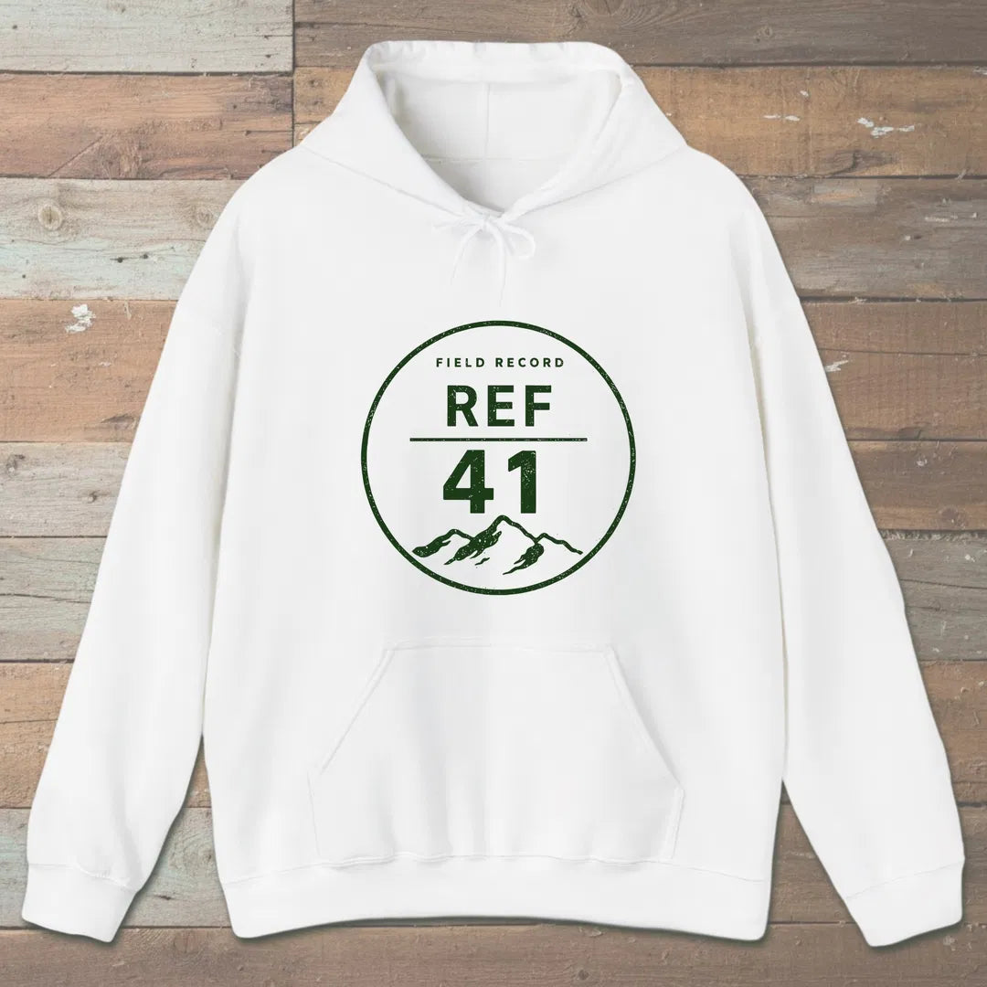 Ref 41 Hoodie White Outdoor Nature Tee