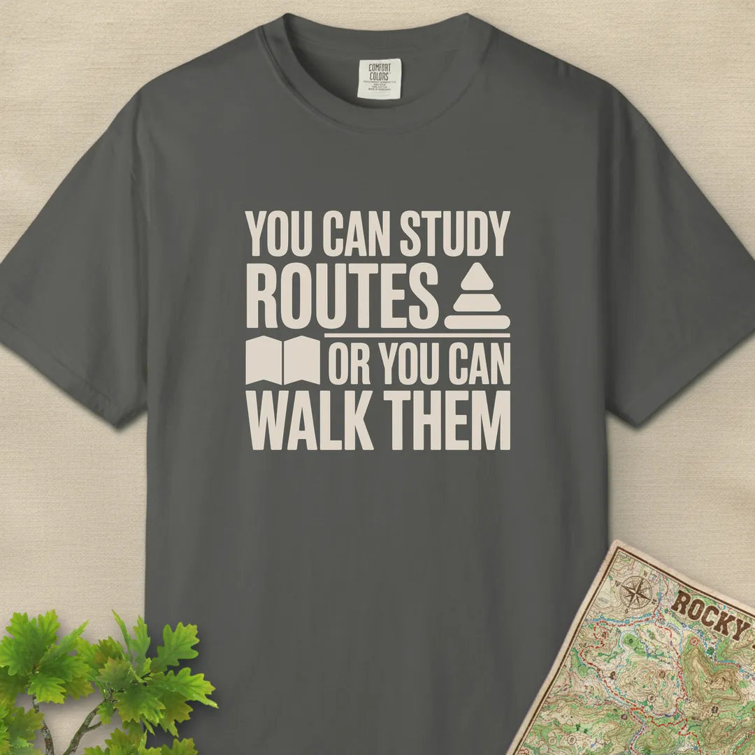 Walk Over Study T-Shirt Pepper Outdoor Nature Tee