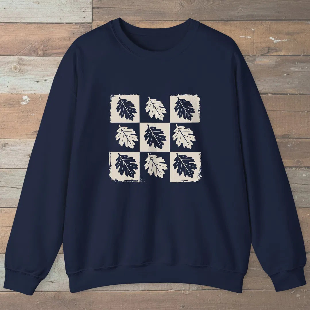 The Oak Remembers Sweatshirt Navy Outdoor Nature Tee