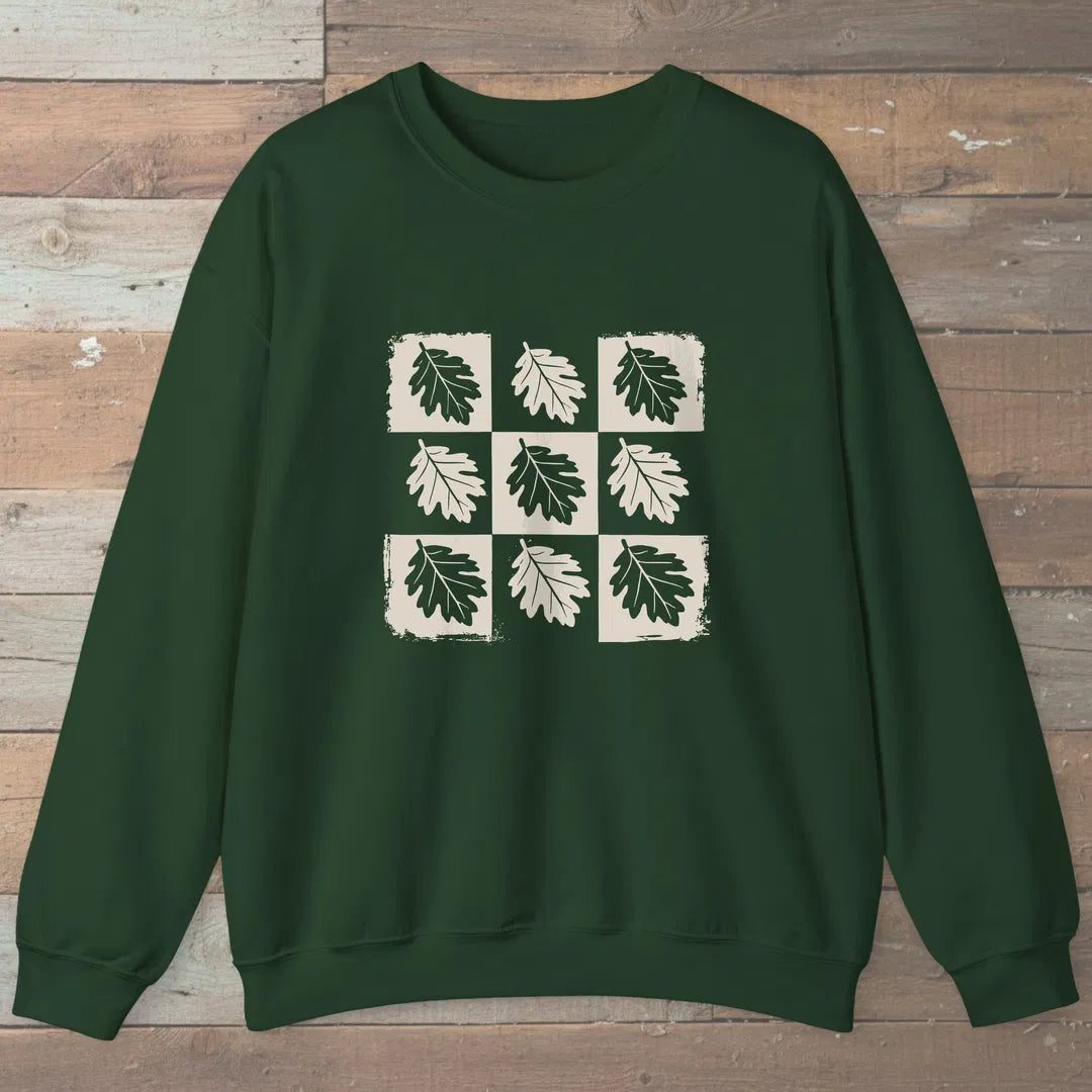 The Oak Remembers Sweatshirt Forest Green Outdoor Nature Tee