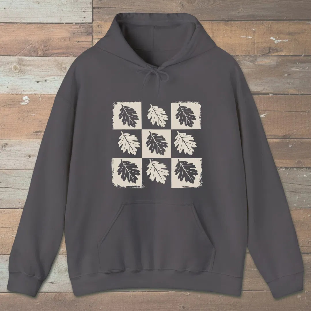 The Oak Remembers Hoodie Charcoal Outdoor Nature Tee