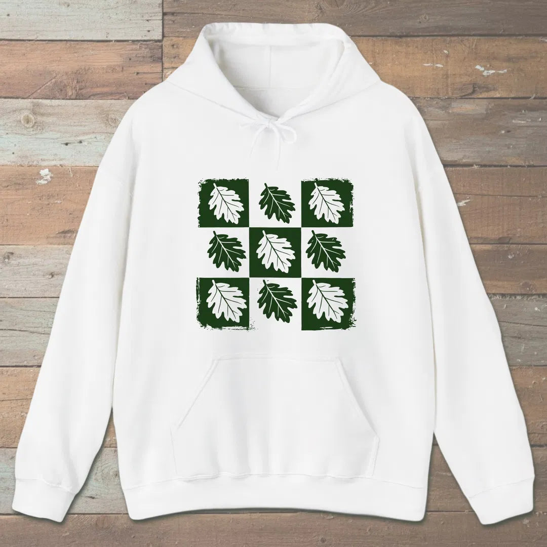 The Oak Remembers Hoodie White Outdoor Nature Tee
