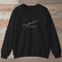 Path Line Sweatshirt Black Outdoor Nature Tee