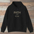 Path Over Peak Hoodie Black Outdoor Nature Tee