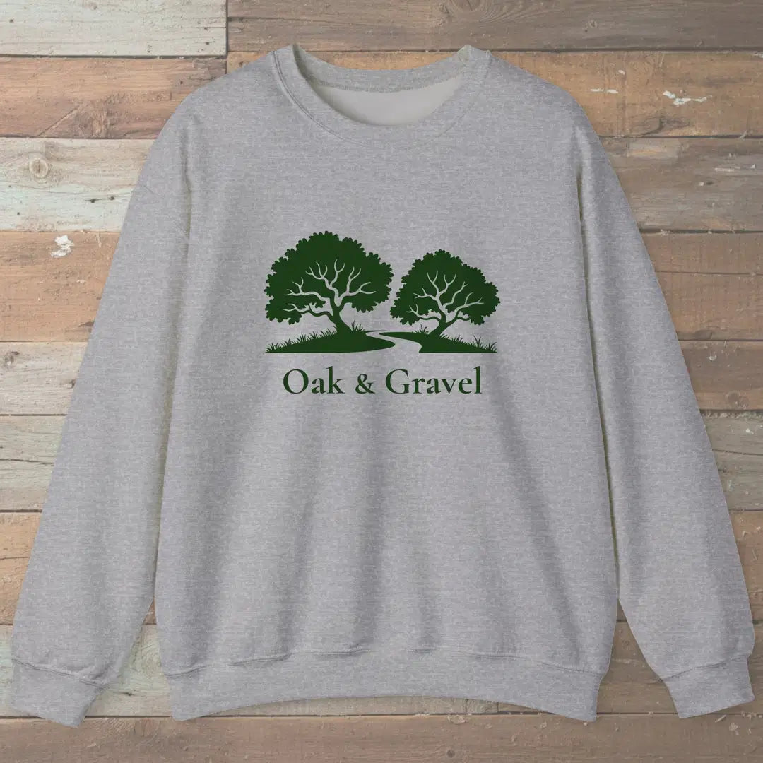 Oak Grove Path Sweatshirt Sport Grey Outdoor Nature Tee