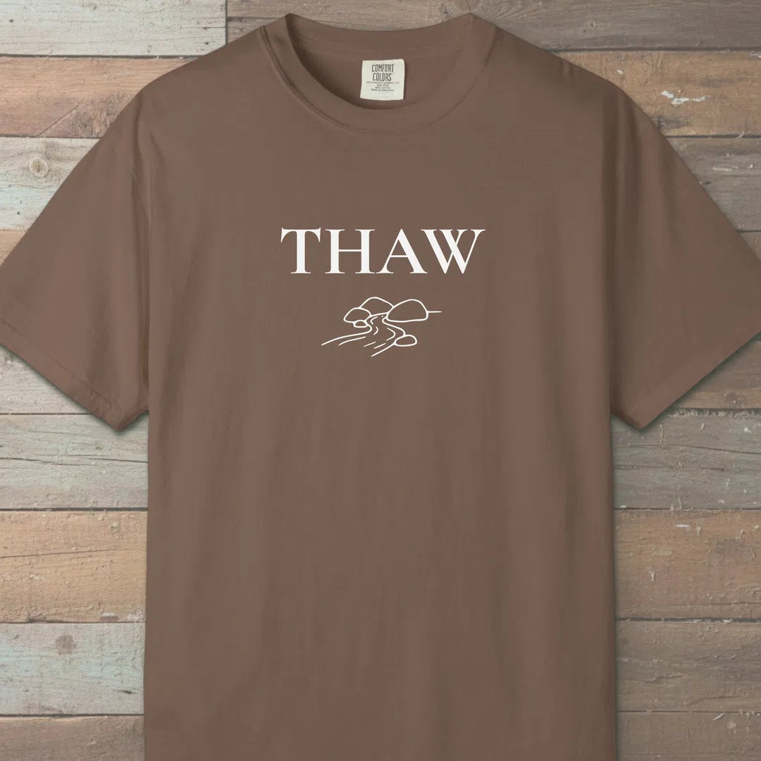 Thaw River Path T-Shirt Espresso Outdoor Nature Tee