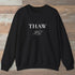 Thaw River Path Sweatshirt Black Outdoor Nature Tee