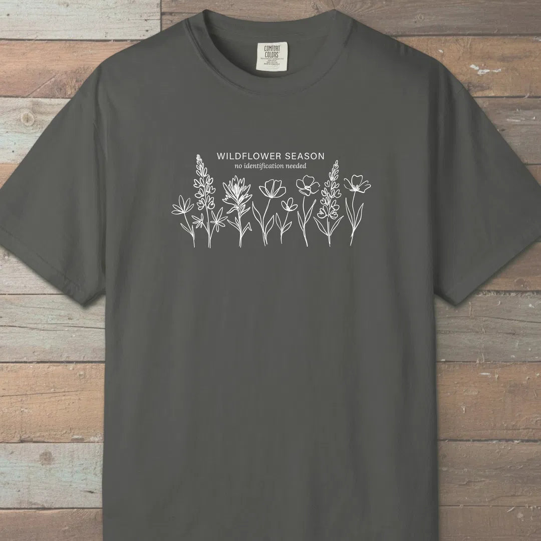 Wildflower Quiet T-Shirt Pepper Outdoor Nature Tee