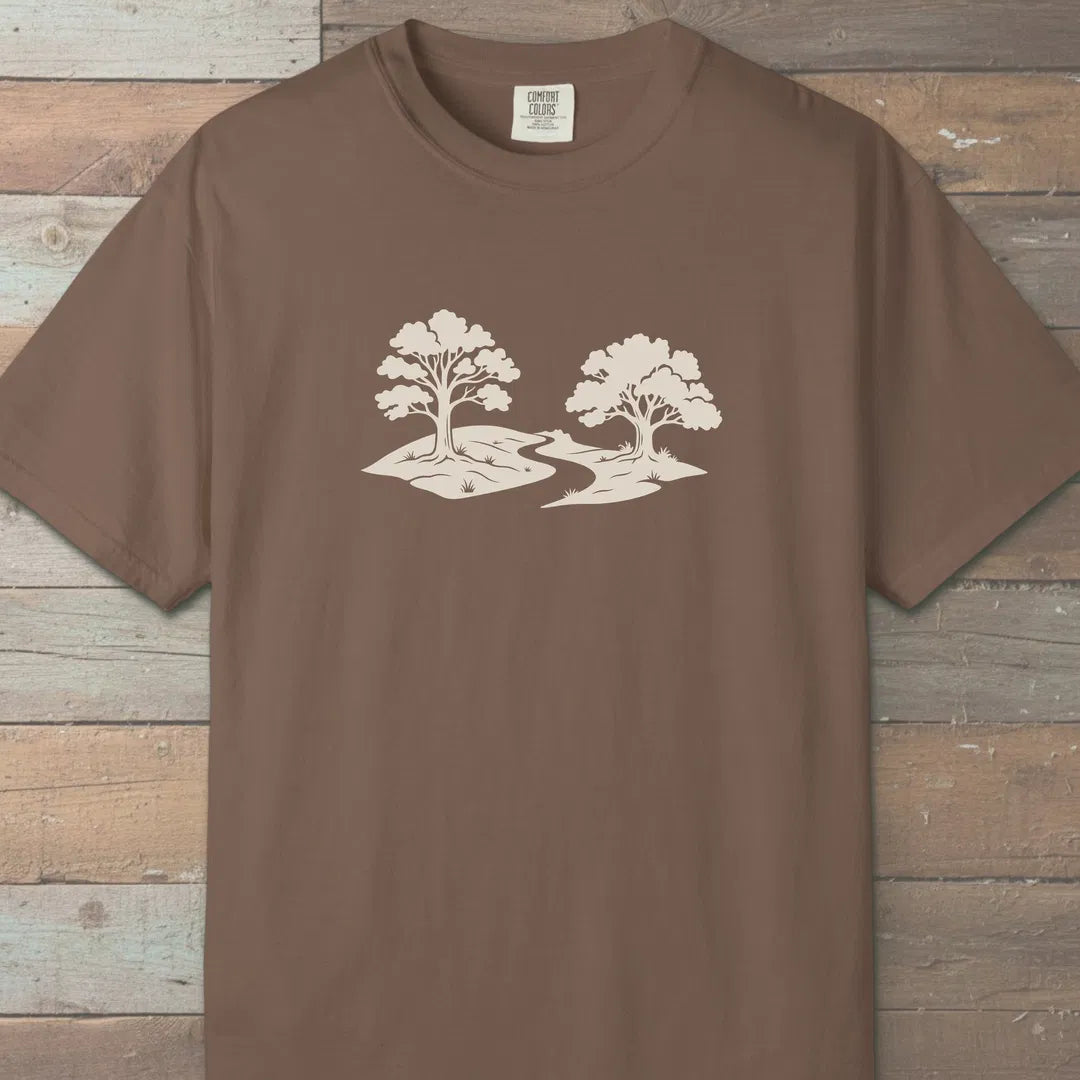 Still Grove Path T-Shirt Espresso Outdoor Nature Tee