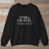 Oak Meridian Sweatshirt Black Outdoor Nature Tee