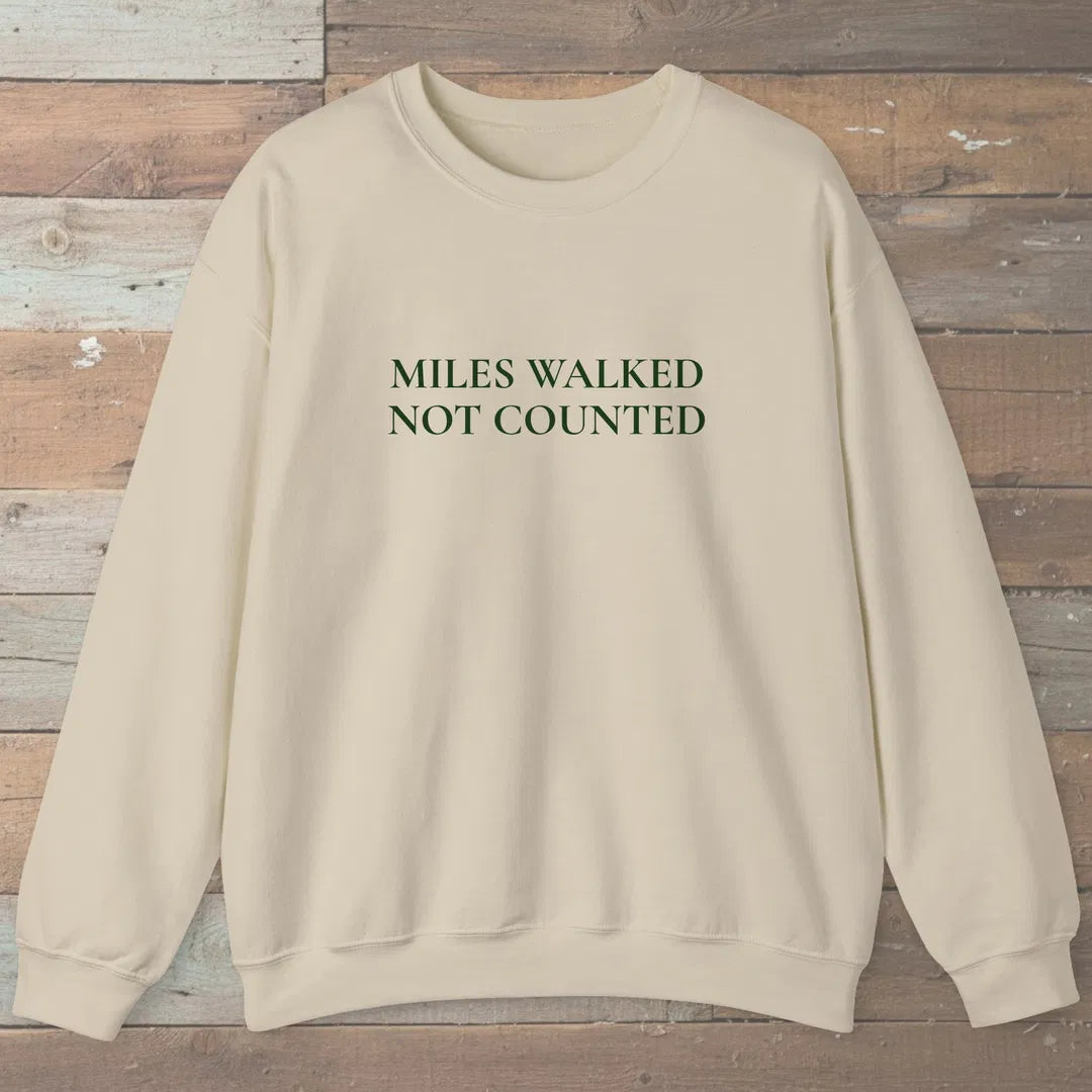 Miles Uncounted Sweatshirt Sand Outdoor Nature Tee