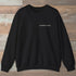 Nowhere To Be Trail Sweatshirt Black Outdoor Nature Tee