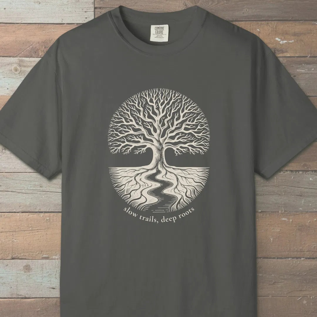 Slow Trails Grove T-Shirt Pepper Outdoor Nature Tee