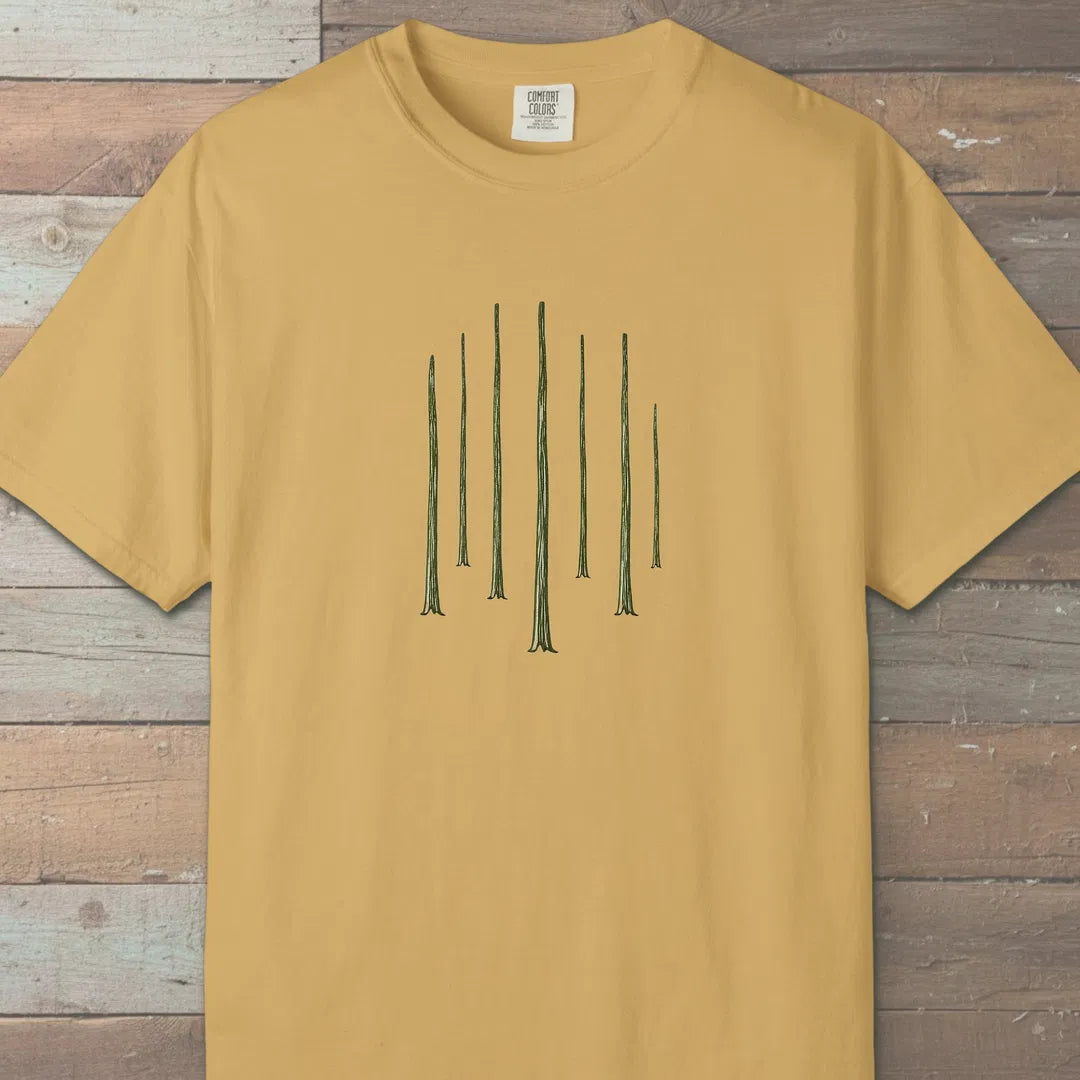 The Quiet Ones T-Shirt Mustard Outdoor Nature Tee