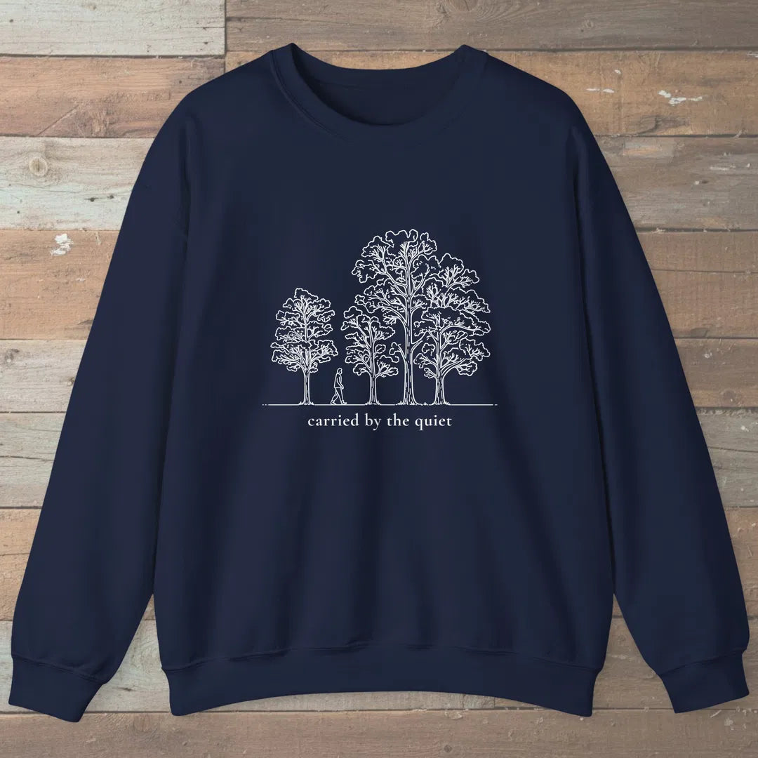 Carried Grove Sweatshirt Navy Outdoor Nature Tee