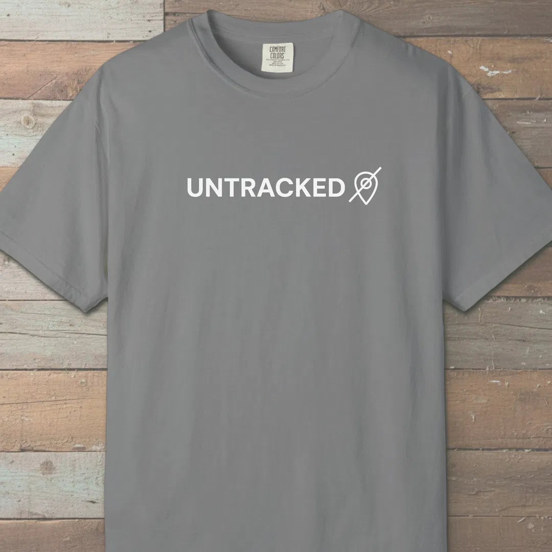 Untracked Paths T-Shirt Grey Outdoor Nature Tee