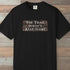 The Uncounted Trail T-Shirt Black Outdoor Nature Tee