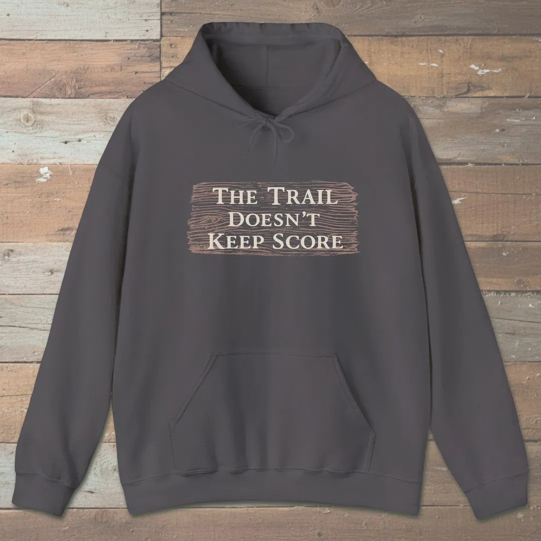 The Uncounted Trail Hoodie Charcoal Outdoor Nature Tee