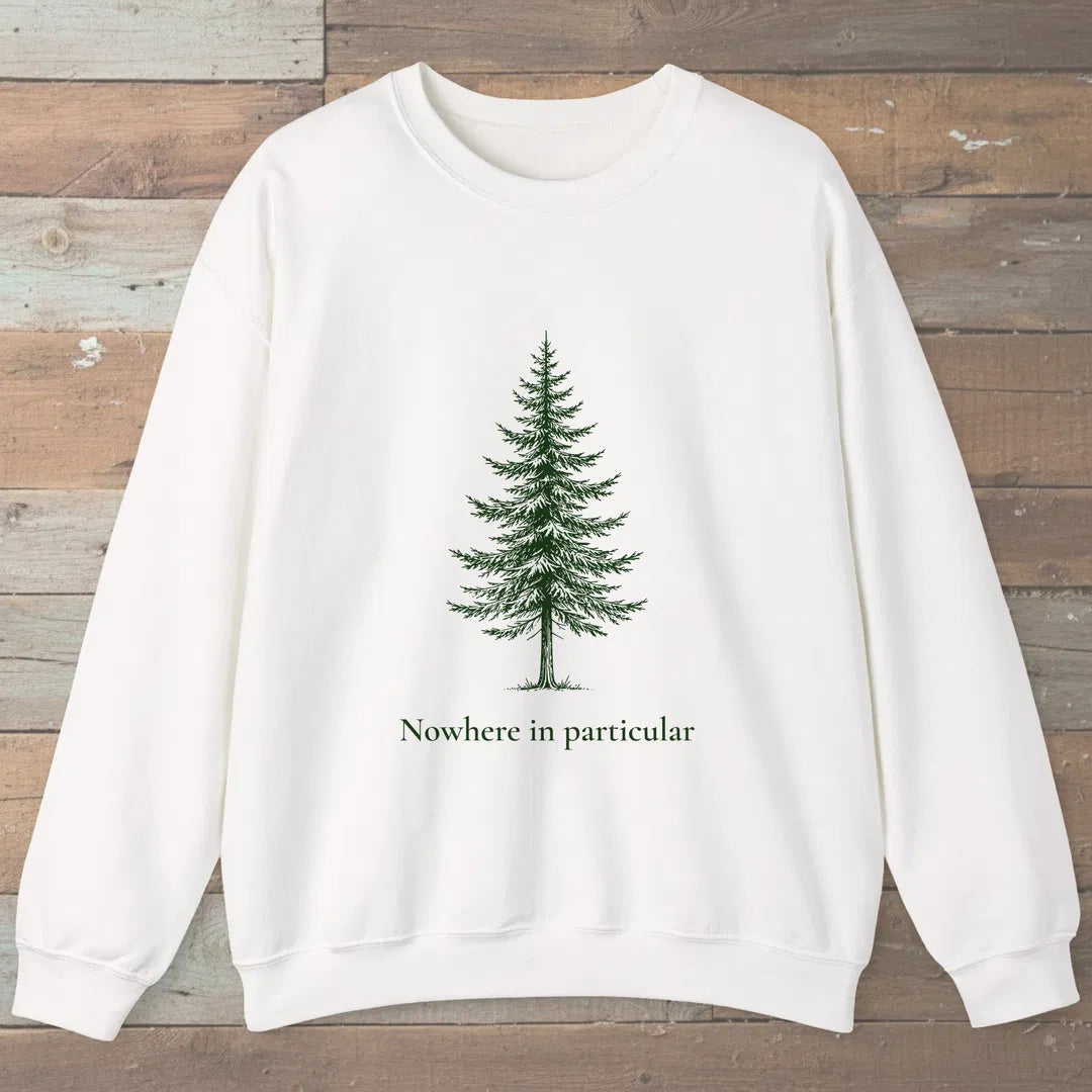 Nowhere In Particular Sweatshirt White Outdoor Nature Tee