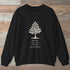Wind Remembers Sweatshirt Black Outdoor Nature Tee