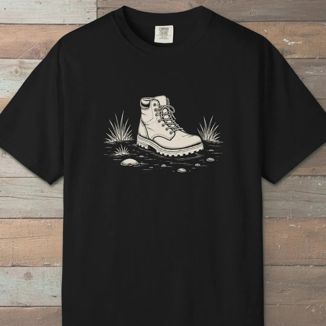Steady Ground T-Shirt Black Outdoor Nature Tee