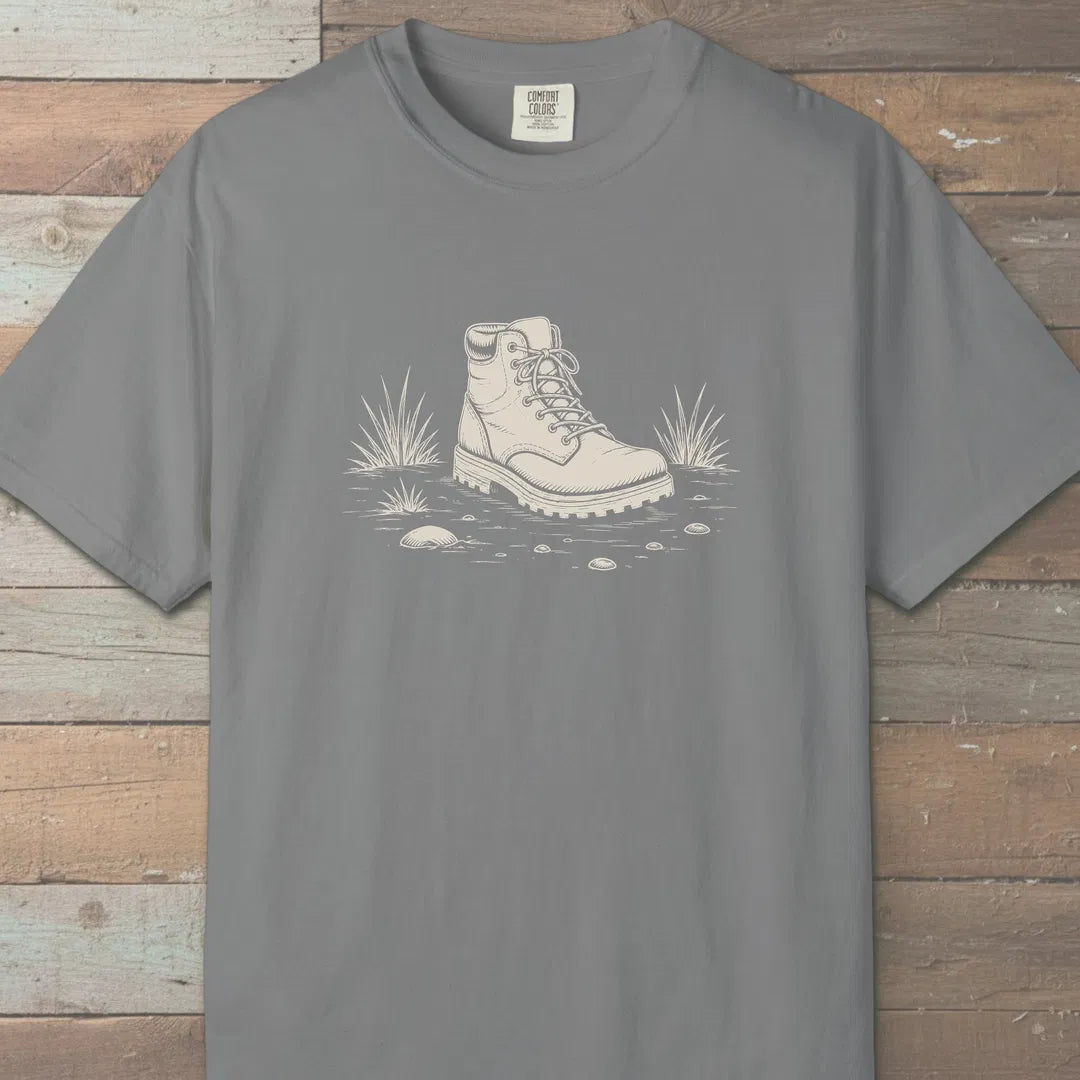 Steady Ground T-Shirt Grey Outdoor Nature Tee