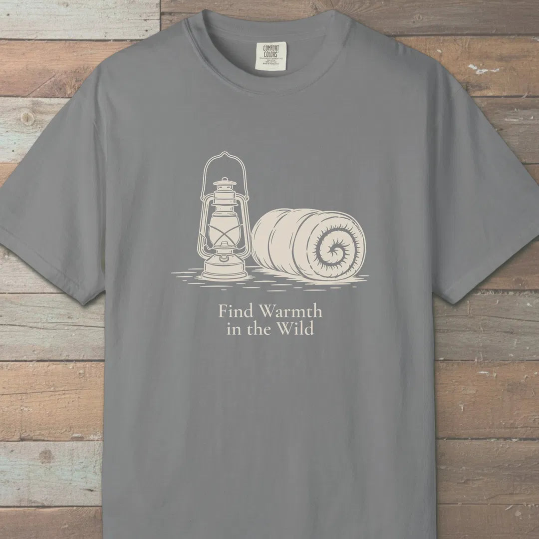 Wild Warmth T-Shirt Grey Outdoor Nature Tee