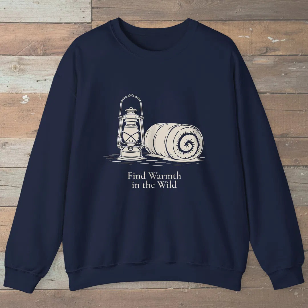 Wild Warmth Sweatshirt Navy Outdoor Nature Tee
