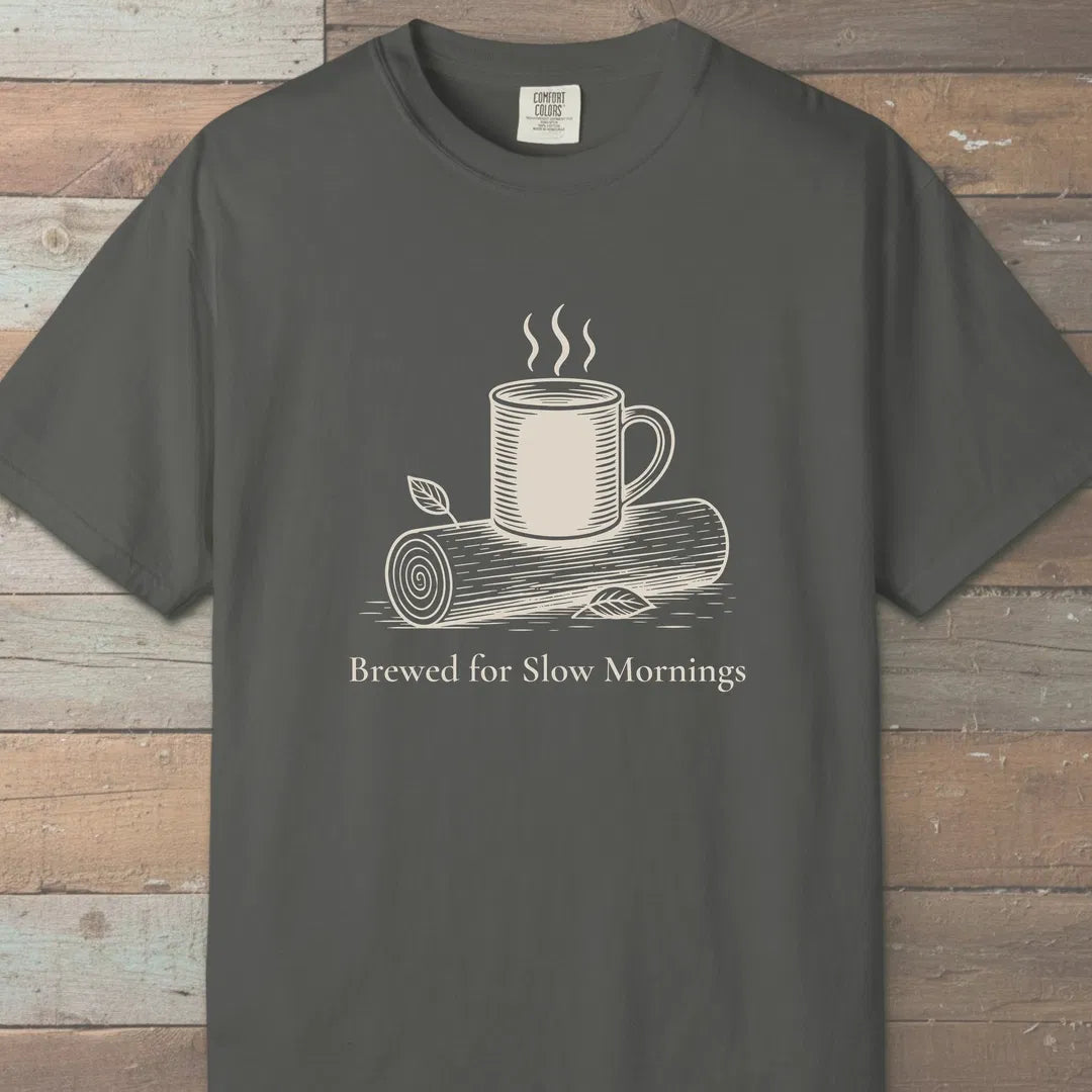 Slow Mornings T-Shirt Pepper Outdoor Nature Tee