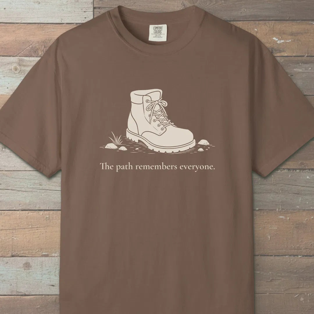 Path Remembers T-Shirt Espresso Outdoor Nature Tee