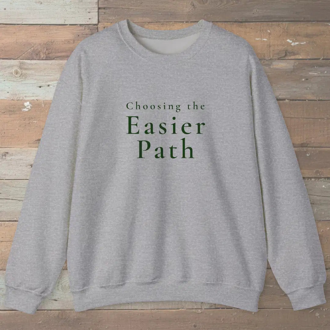 Easier Path Sweatshirt Sport Grey Outdoor Nature Tee