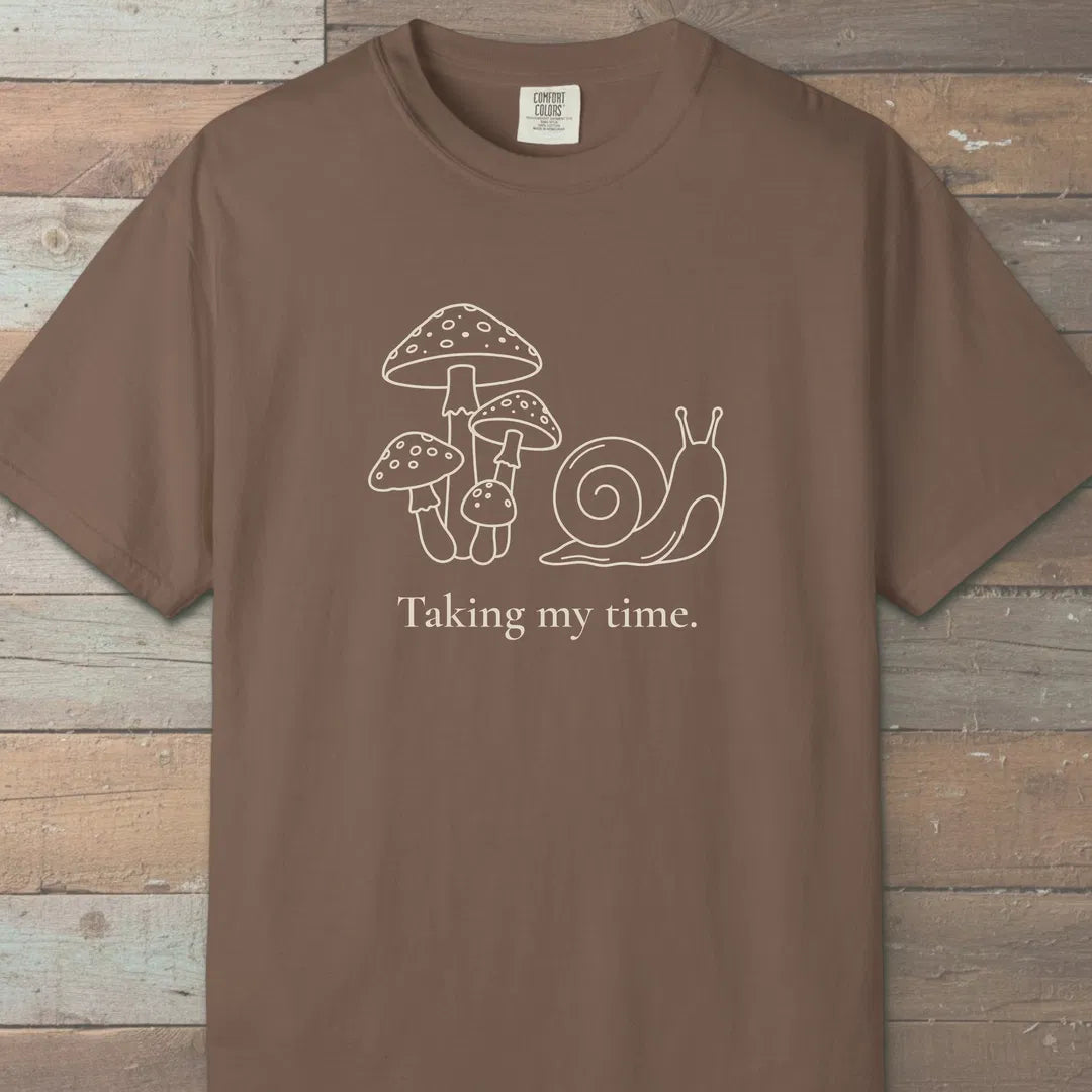 Taking My Time T-Shirt Espresso Outdoor Nature Tee