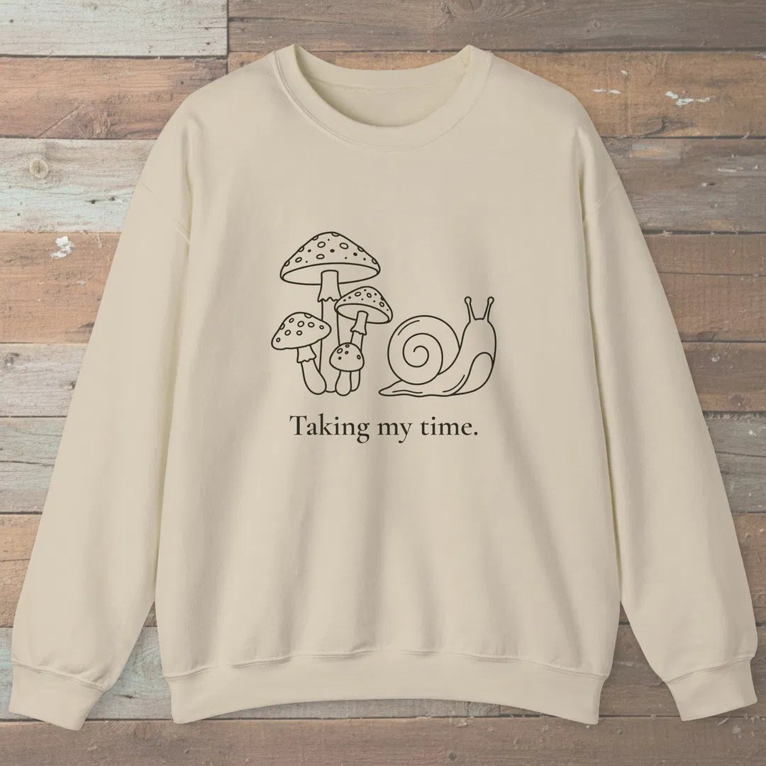 Taking My Time Sweatshirt Sand Outdoor Nature Tee